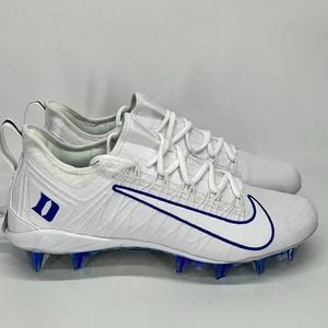 Nike Men's Alpha Huarache 7 Elite BV0862-111 White Lacrosse Cleats Size 12